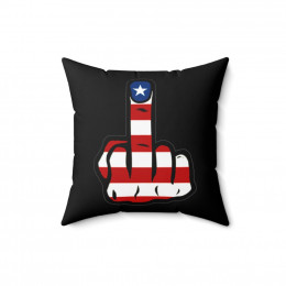 American middle finger Pillow Spun Polyester Square Pillow gift